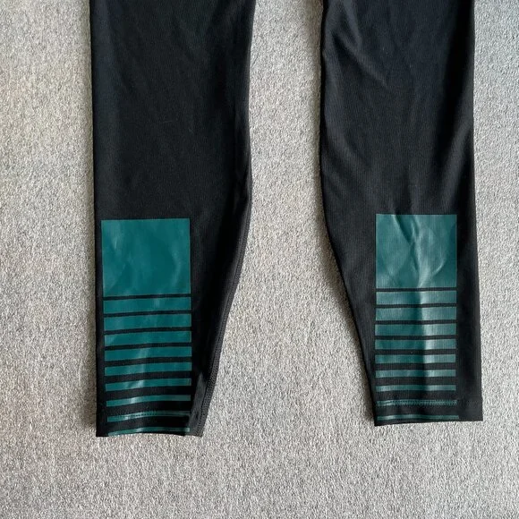 Women's Nike Eagles logo Black High Rise Tight Fit Leggings Size S - Picture 5 of 7